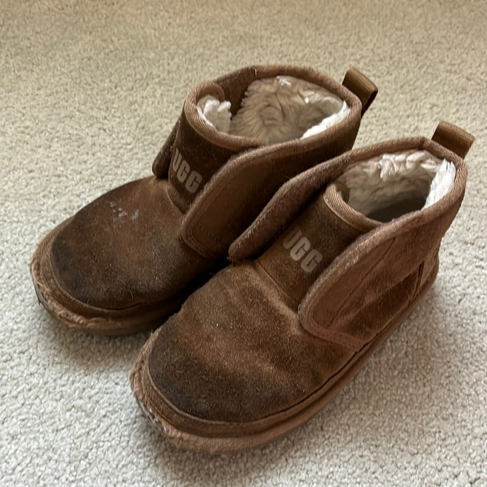 Ugg Boots Velcro Toddler Boys Size 12